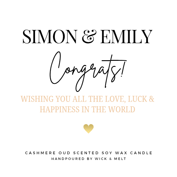 Personalised Candles