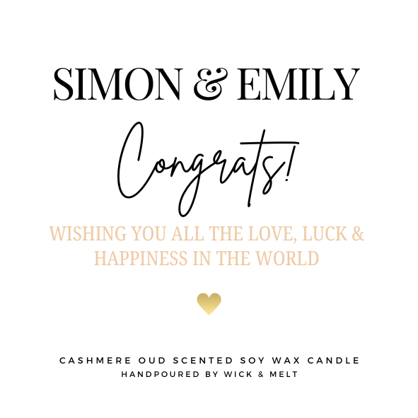 Personalised Candles
