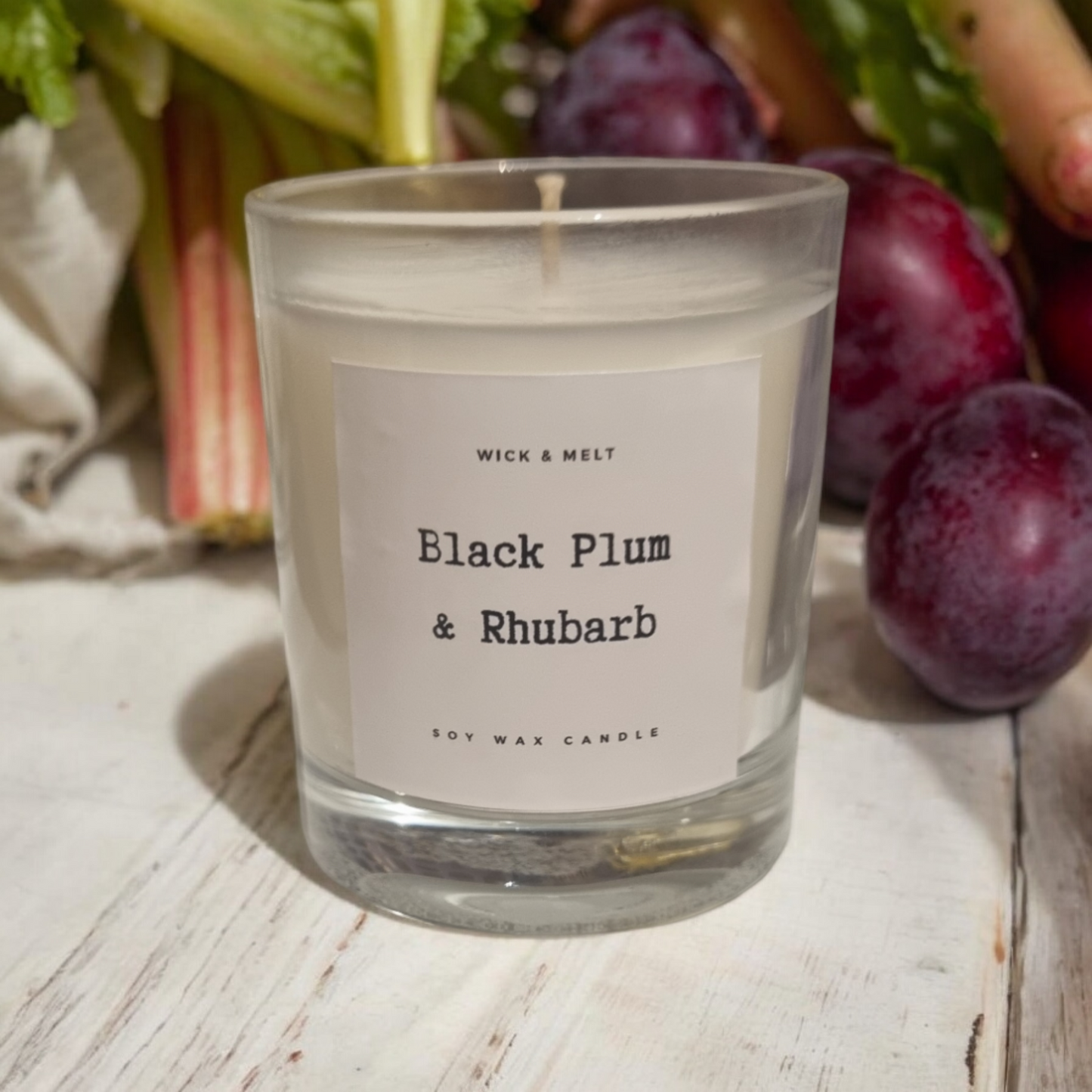 Black Plum & Rhubarb Candle