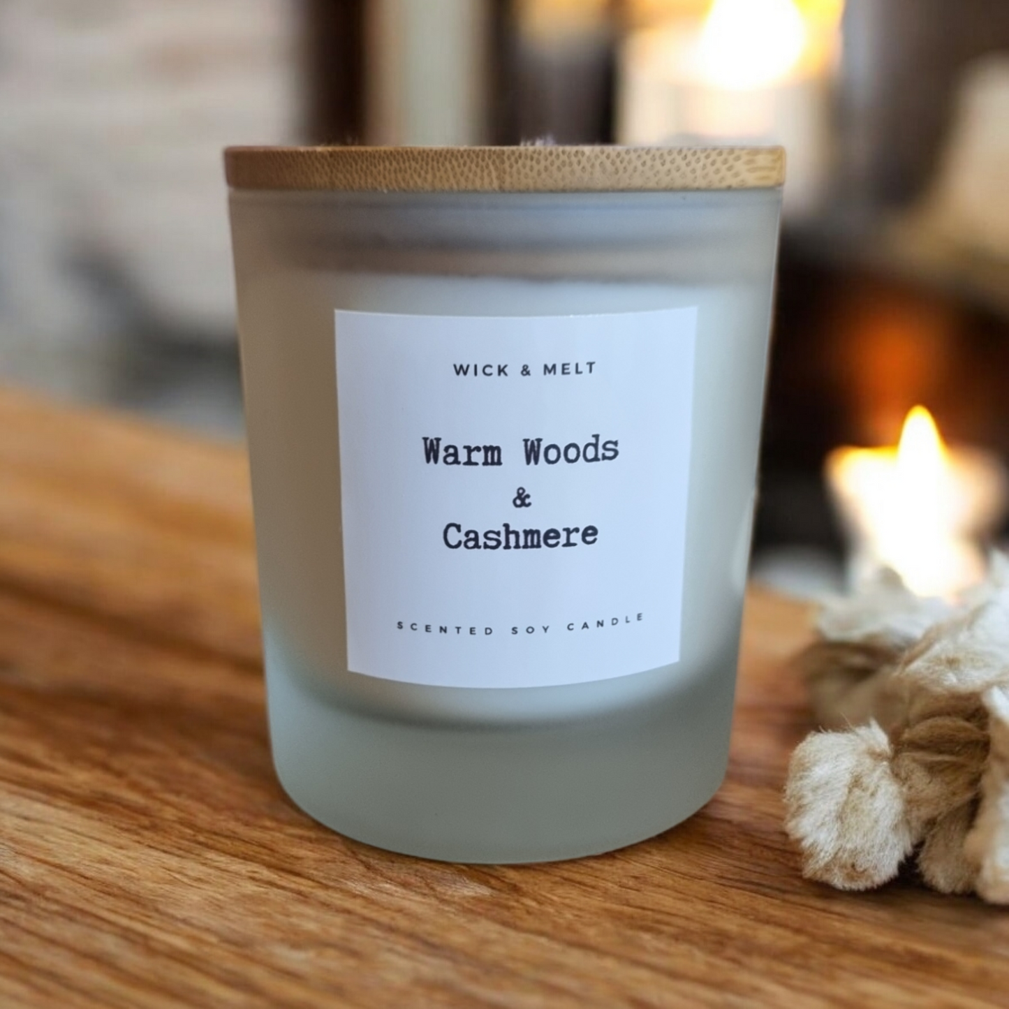 Warm Woods & Cashmere Candle