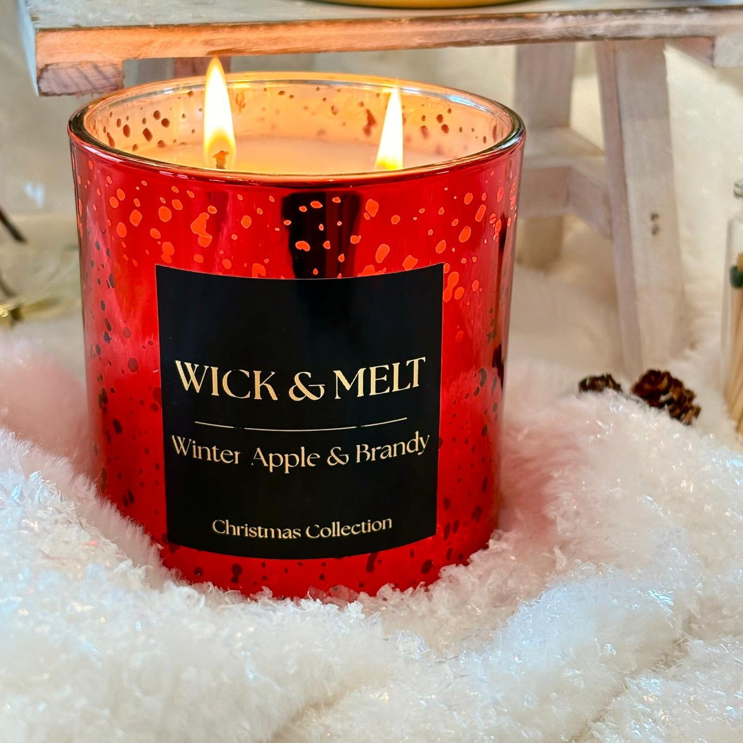 Winter Apple & Brandy Candle